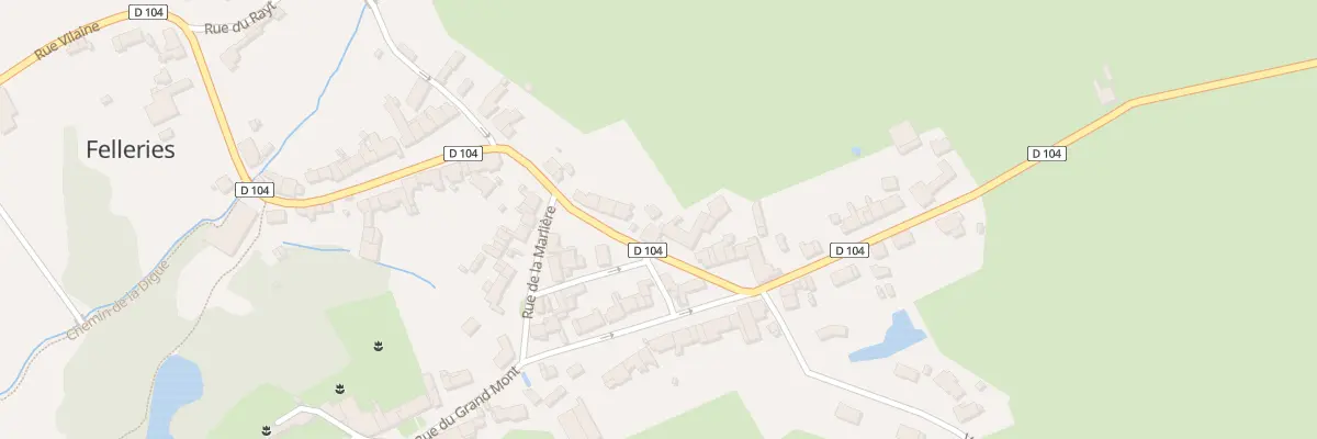 Plan du 15 Rue du Pierge à Felleries
