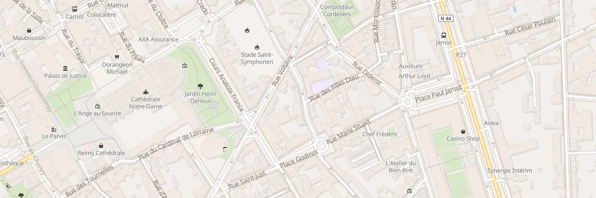 Plan du 18 Rue St Symphorien à Reims