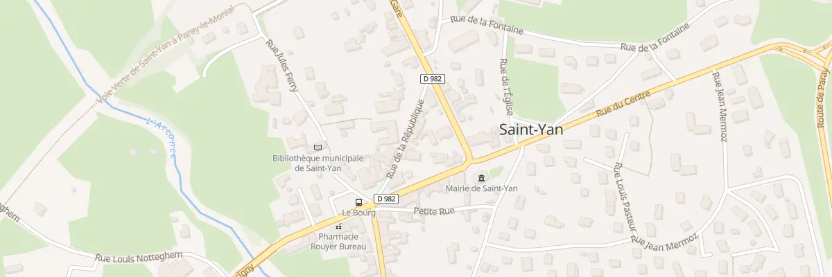 Plan du 6 Rue de la République à Saint-Yan