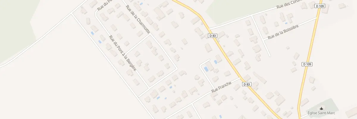 Plan du 17 Rue de la Charmotte à Saint-Pouange