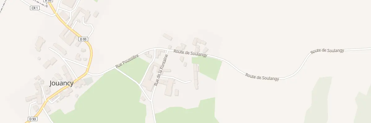 Plan du 4 Rte de Soulangy à Jouancy