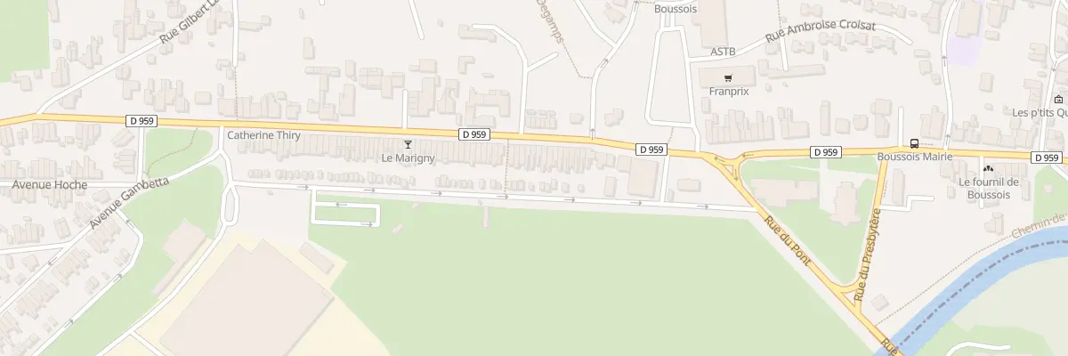 Plan du 27 Rue Eugene Chimot à Boussois