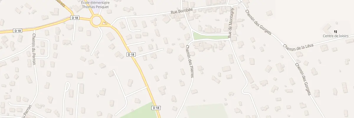 Plan du 2B Che des Pierres à Villerest