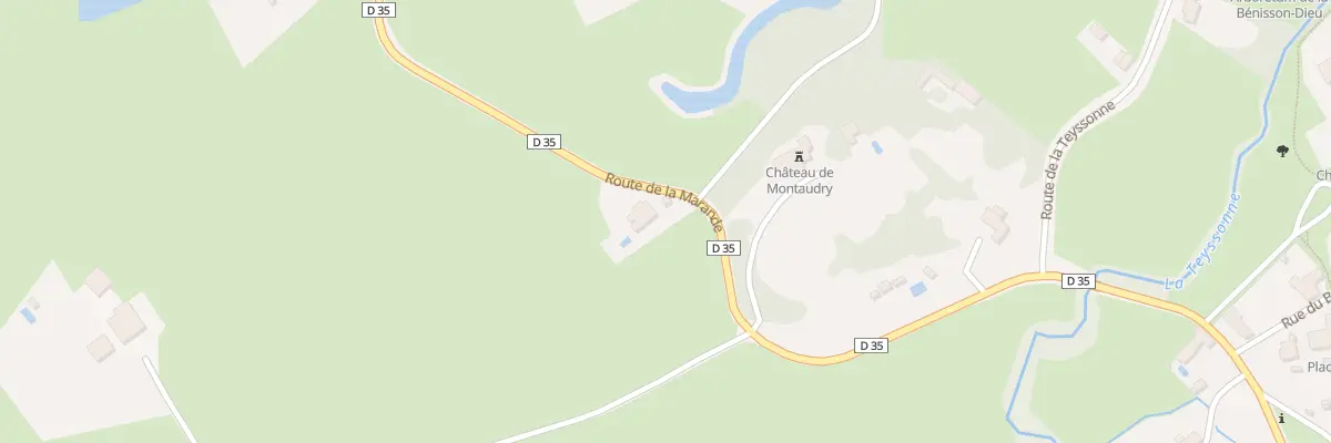 Plan du 3 Rte de la Marande à La Bénisson-Dieu