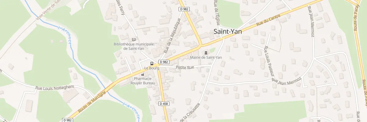 Plan du 14 Rue du Centre à Saint-Yan