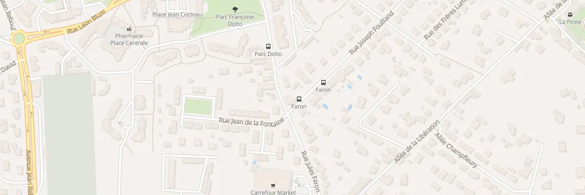 Plan du 200 Rue Jules Faron à Riorges