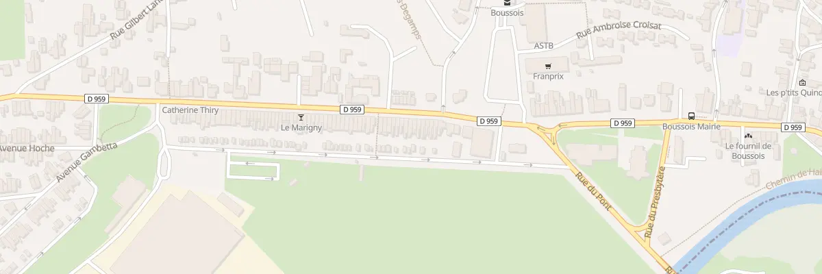 Plan du 21 Rue Eugene Chimot à Boussois