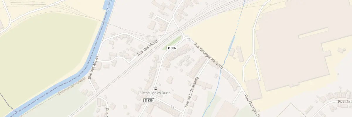 Plan du 21 Rue Paul Ronval à Recquignies