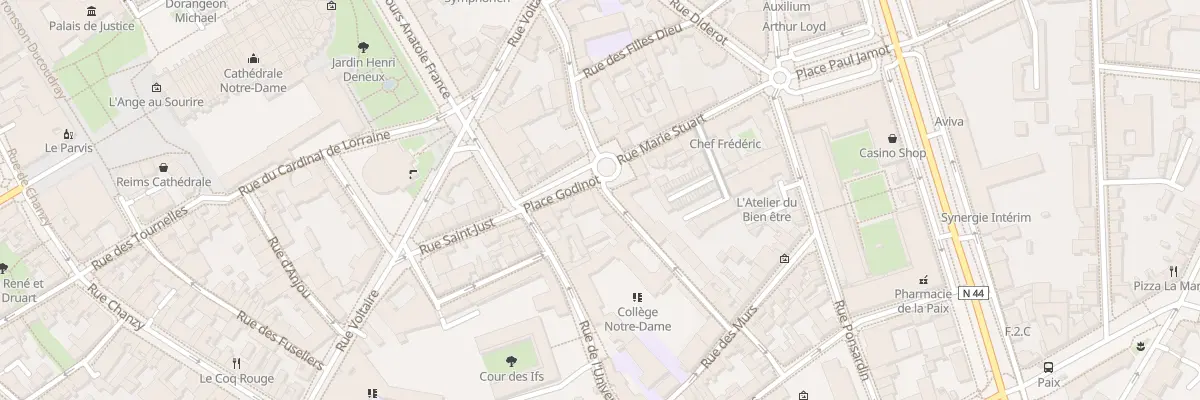 Plan du 2 Rue St Pierre Les Dames à Reims