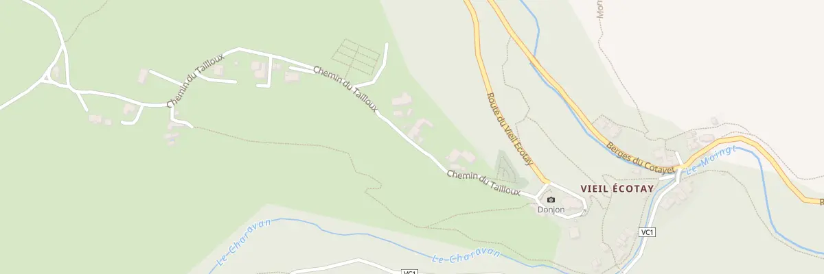 Plan du 10 Che du Tailloux à Écotay-l’Olme