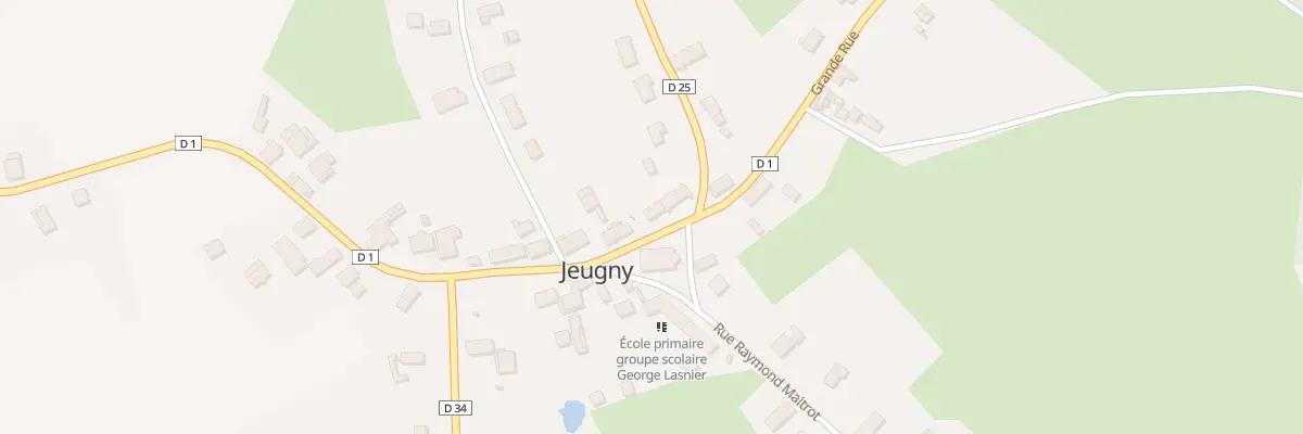 Plan du 37 Rue Grande Rue à Jeugny