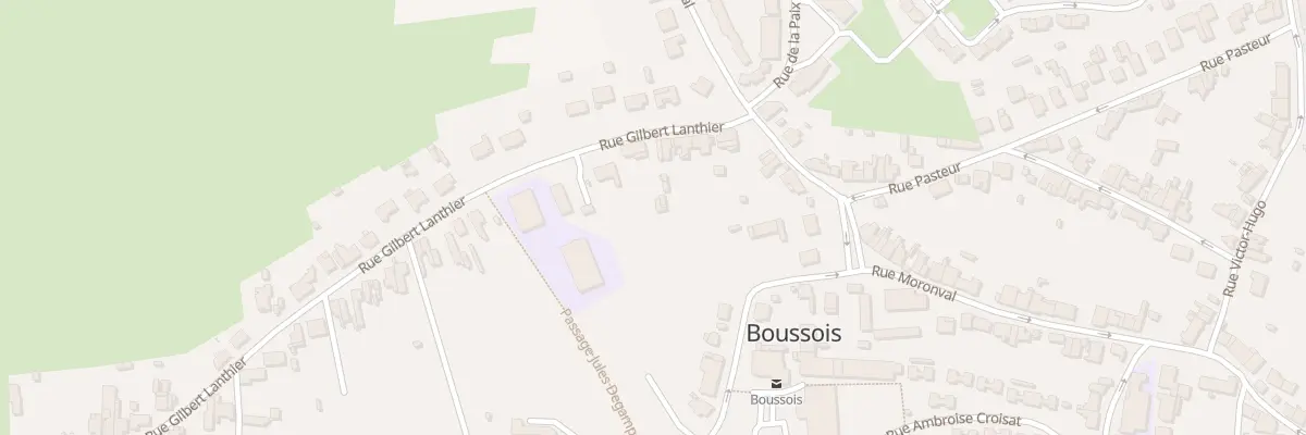 Plan du 11 Rue Gilbert Lanthier à Boussois