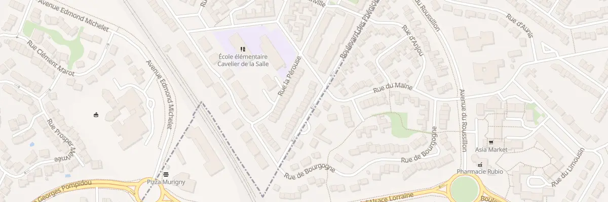Plan du 50 Bd des Phéniciens à Reims
