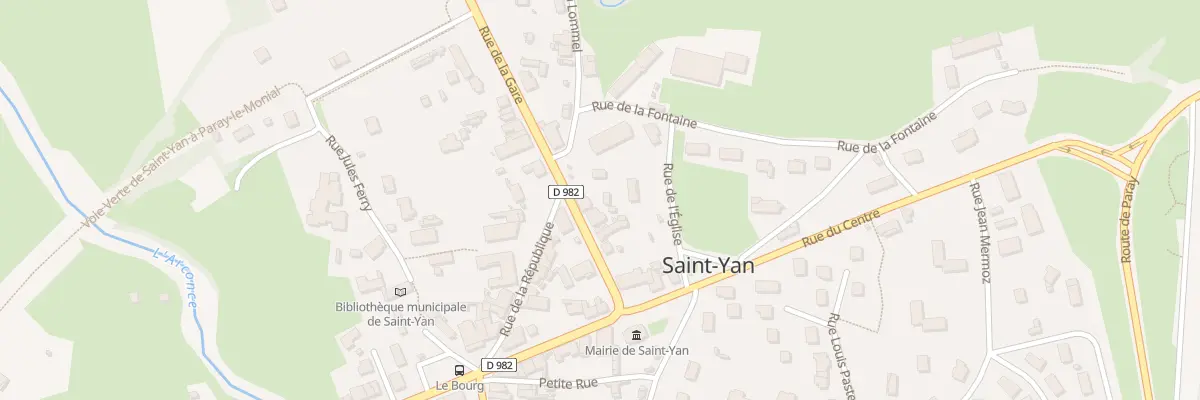 Plan du 8 Rue de la Gare à Saint-Yan