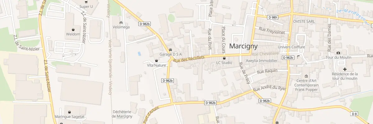 Plan du 33 Rue des Récollets à Marcigny