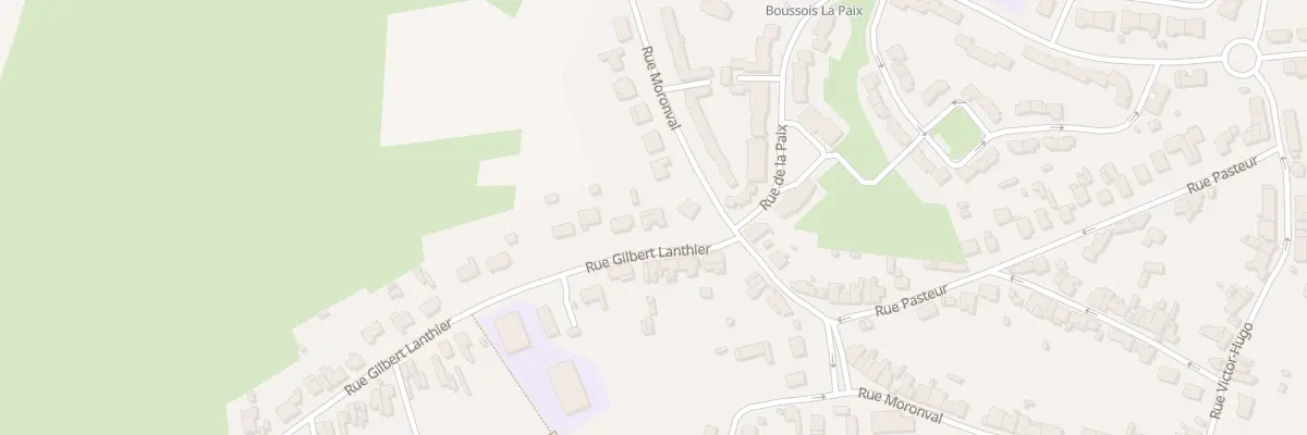 Plan du 2 Rue Gilbert Lanthier à Boussois