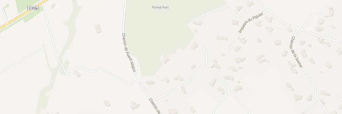 Plan du 421 Che de Puech Majou à Bagard
