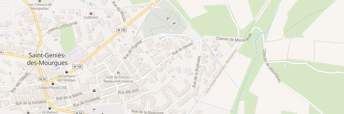 Plan du 5189 Le Village à Saint-Geniès-des-Mourgues