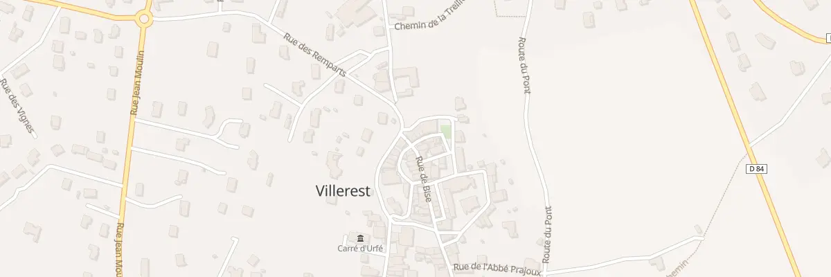 Plan du 11 Rue d’Urfé à Villerest