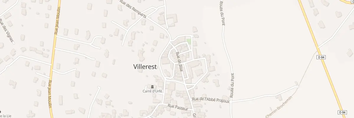 Plan du 7 Rue de Bise à Villerest