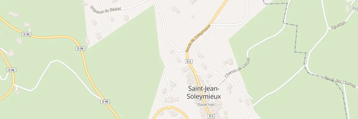 Plan du 221 Rte de Soleymieux à Saint-Jean-Soleymieux