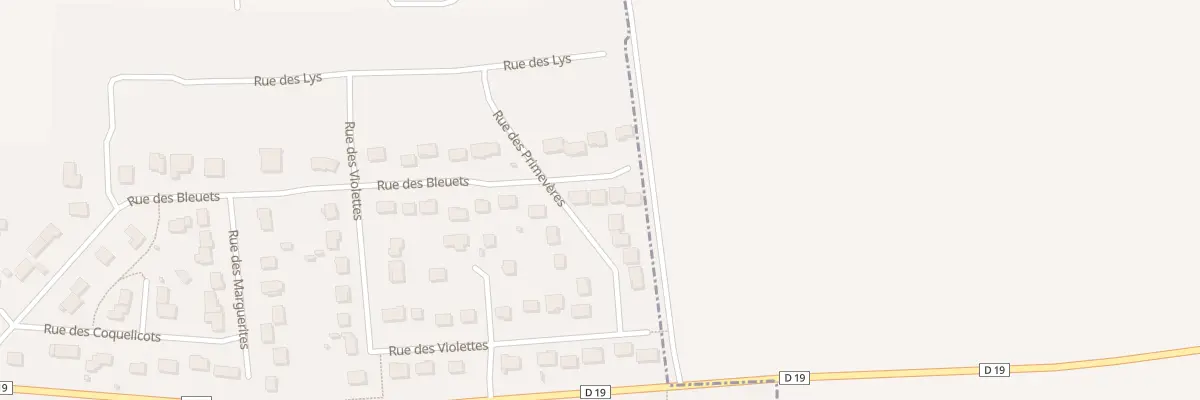 Plan du 28 Rue des Bleuets à Avize