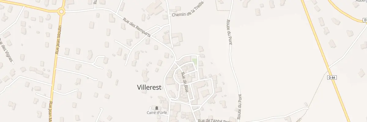 Plan du 13 Rue d’Urfé à Villerest