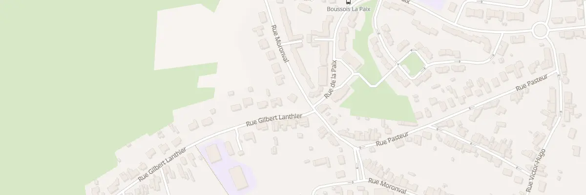 Plan du 45 Rue Moronval à Boussois
