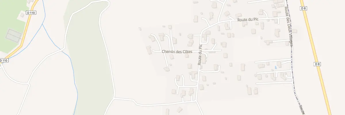 Plan du 81 Che des Côtes à Pralong