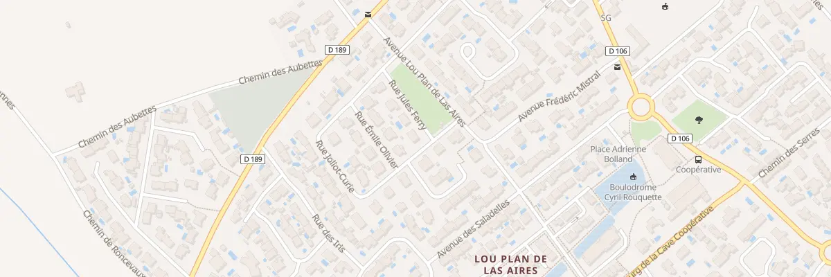 Plan du 67 Rue Jules Ferry à Mudaison