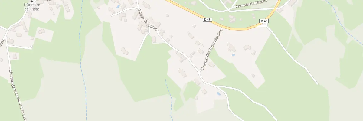 Plan du 6084 Jussac à Retournac