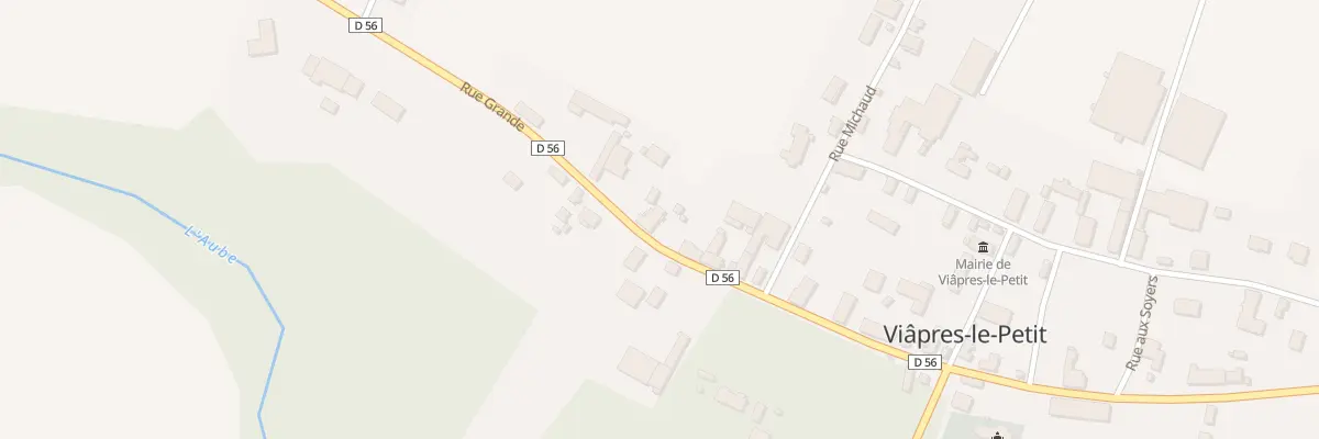 Plan du 10 Rue Grande à Viâpres-le-Petit