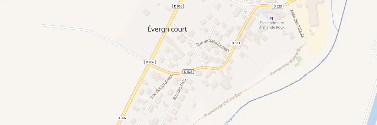 Plan du 20 Rue de Neufchâtel à Évergnicourt
