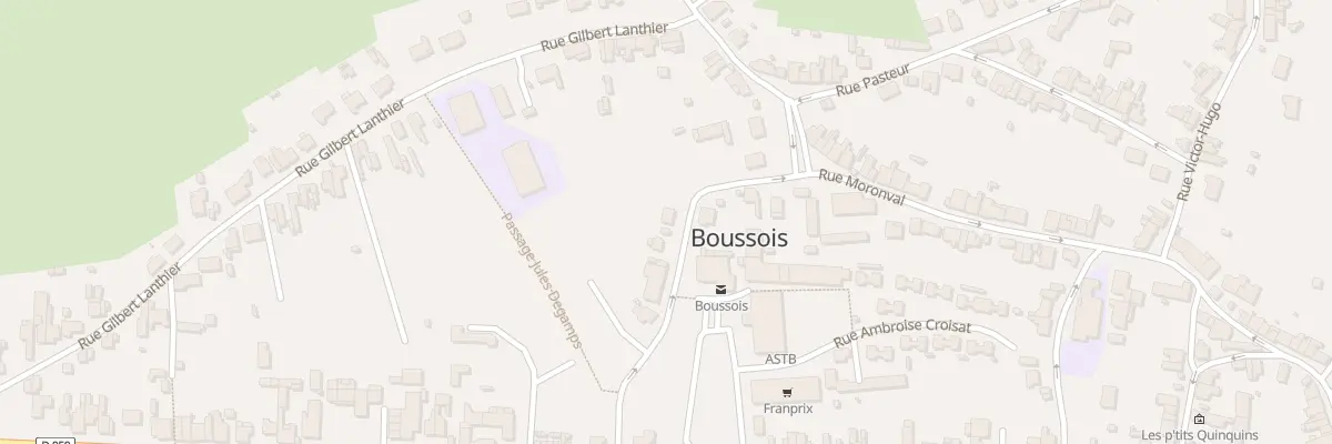 Plan du 128 Rue du Ponceau à Boussois