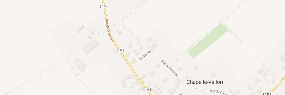 Plan du 23 Rue du Dauphin à Chapelle-Vallon