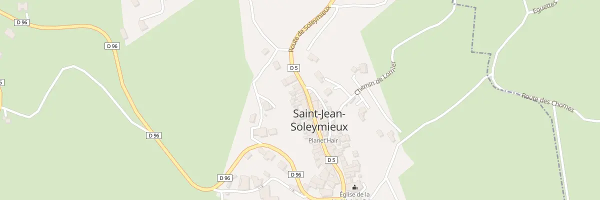 Plan du 155 Rte de Soleymieux à Saint-Jean-Soleymieux