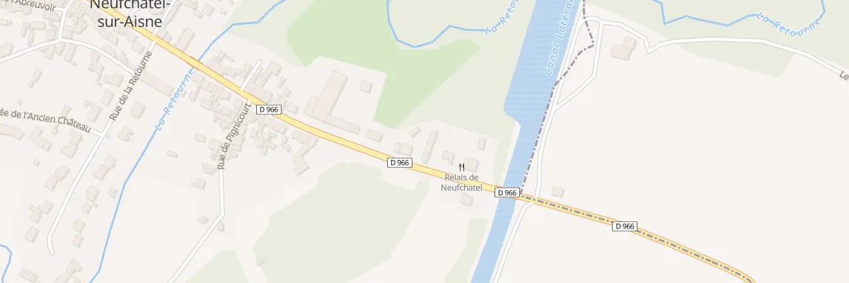 Plan du 25 Rue du Faubourg de Reims à Neufchâtel-sur-Aisne