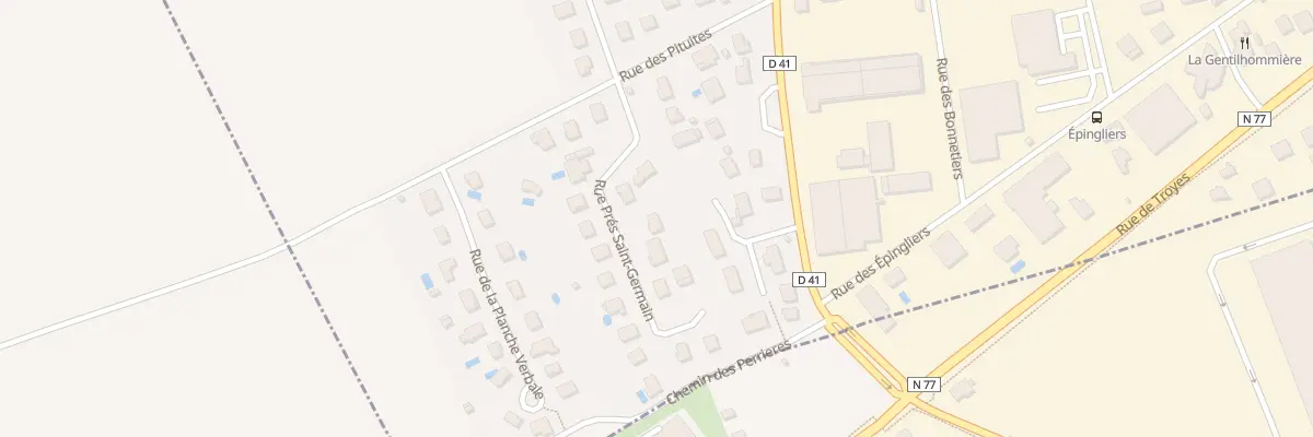 Plan du 5 Rue Pres Saint Germain à Saint-André-les-Vergers