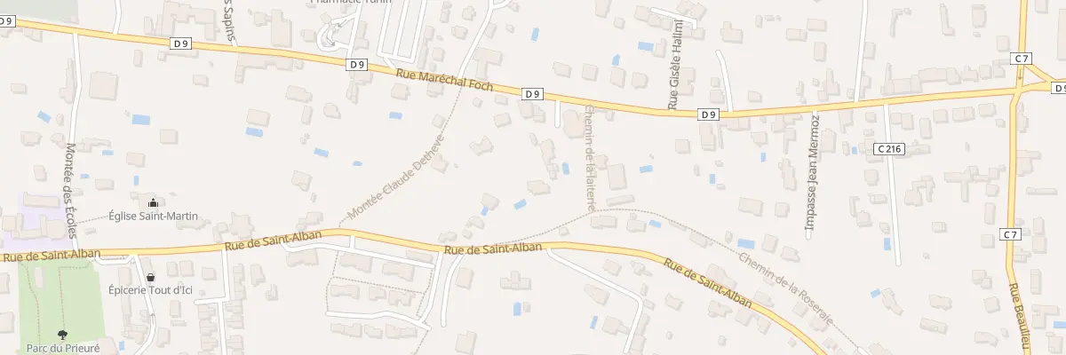 Plan du 1053 Rue Marechal Foch à Riorges