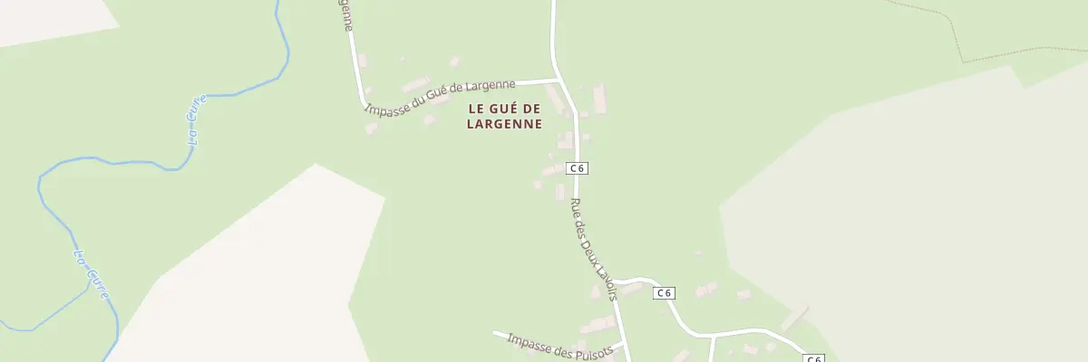 Plan du 269 Le Gue de Largenne à Montsauche-les-Settons
