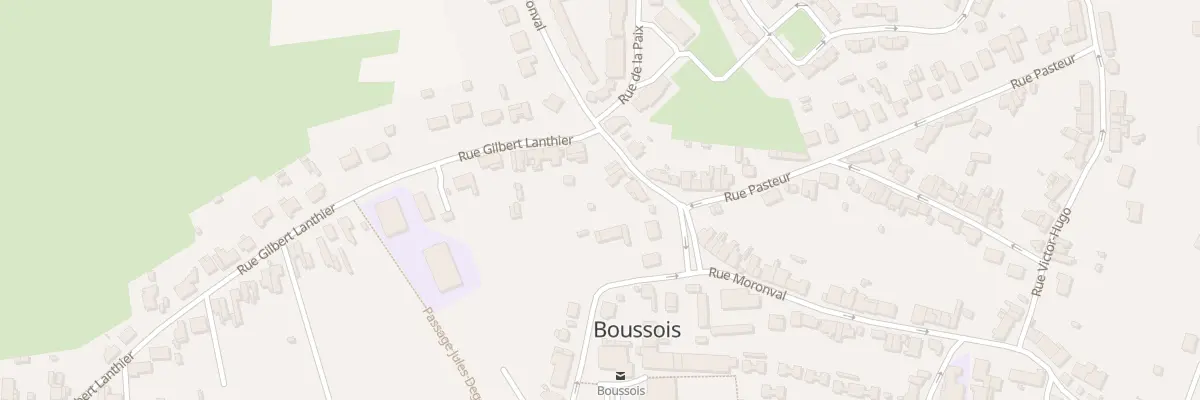 Plan du 41 Rue Moronval à Boussois