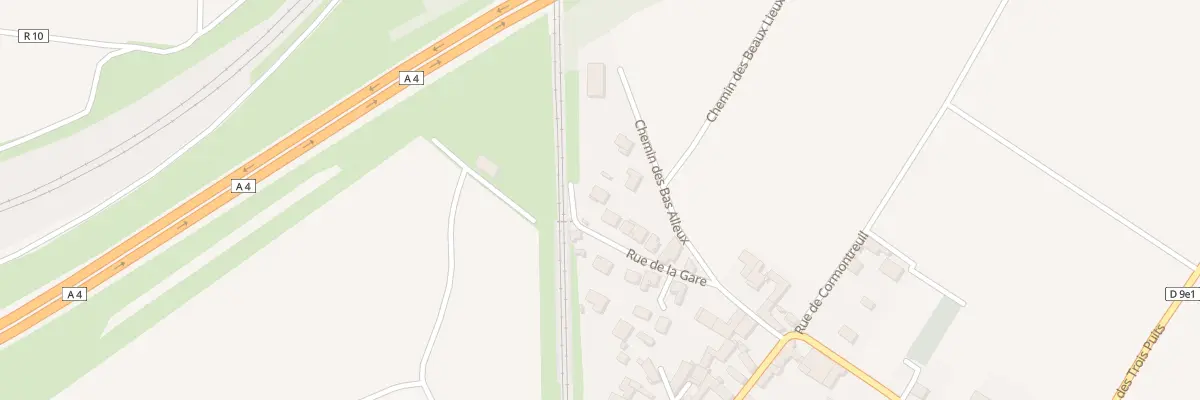 Plan du 22 Rue de la Gare à Trois-Puits