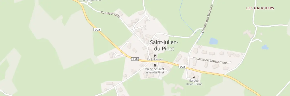 Plan du 45 Rue de l’Eglise à Saint-Julien-du-Pinet