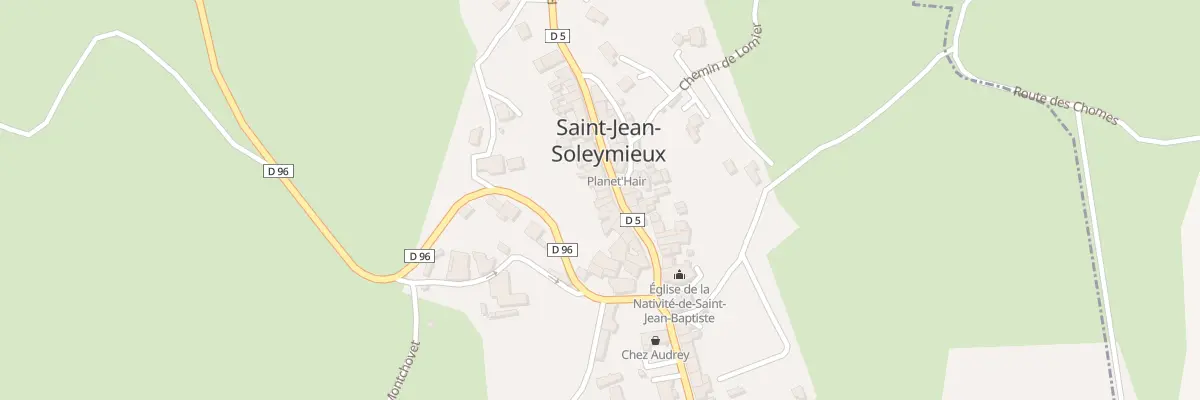 Plan du 71 Rte de Soleymieux à Saint-Jean-Soleymieux
