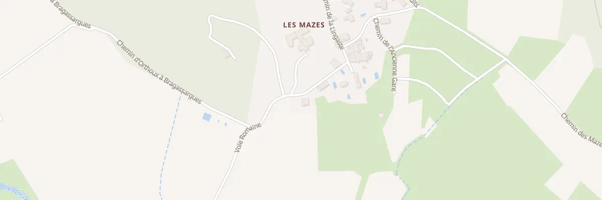 Plan du 5155 Les Mazes à Orthoux-Sérignac-Quilhan