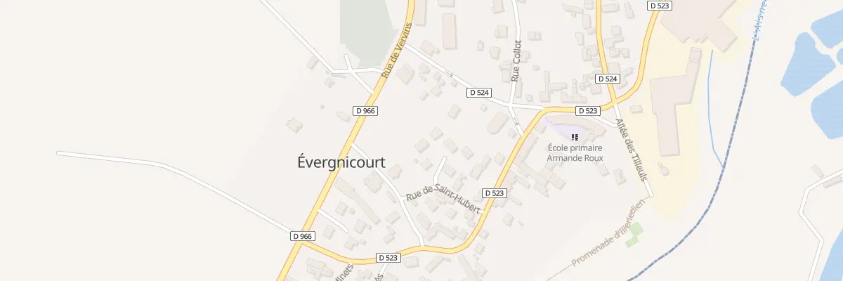 Plan du 67 Rue de l’Eglise à Évergnicourt