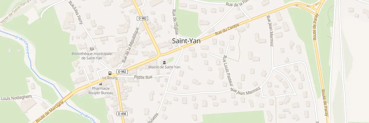 Plan du 1 Rue de la Creusette à Saint-Yan