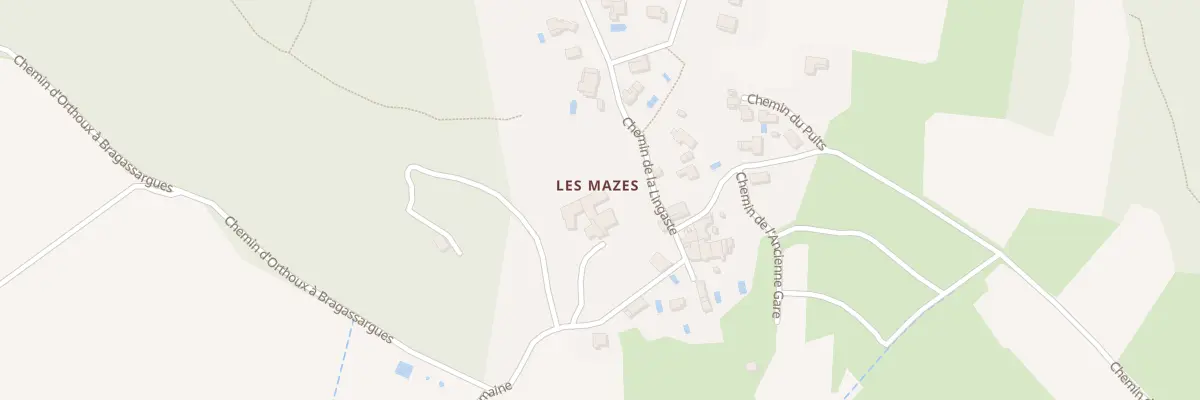 Plan du 5362 Les Mazes à Orthoux-Sérignac-Quilhan