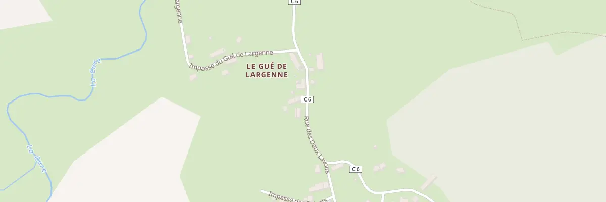 Plan du 270 Le Gue de Largenne à Montsauche-les-Settons