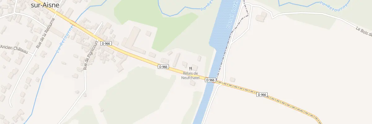 Plan du 29 Rue du Faubourg de Reims à Neufchâtel-sur-Aisne